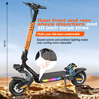 Nouvelle trottinette électrique tout-terrain RS20 2026, expédition rapide depuis l'entrepôt américain, 1200W, contrôle par application, fonction NFC, double suspension