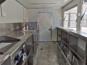 Camion de traiteur mobile de cuisine complète de remorque de nourriture de concession pour le café pour la remorque de chariot de nourriture à vendre - Product Image 4