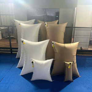 Reusable Air Dunnage <b>Bags</b> White And Beige <b>Polyethylene</b> Void Fill For Cargo Protection 2 psi Pressure - Product Image 1