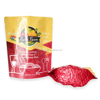 Sachets Doypack personnalisés en feuille d'aluminium thermoscellable et stérilisable sous vide pour emballage alimentaire de repas cuits et prêts à consommer
