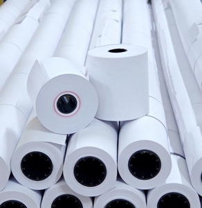 Rotoli di Carta Termica Senza BPA 80mm X 70m, Carta Termica Bianca Premium per Stampanti POS - Product Image 1