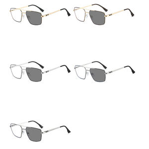 Kính mắt nam cổ điển chống ánh sáng xanh, đổi màu tự động, gọng kính hình chữ nhật toàn viền, có thể in logo tùy chỉnh, thiết kế thời trang <span class=keywords><strong>2026</strong></span> - Product Image 3