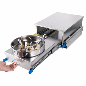 Cuisinière à gaz coulissante <span class=keywords><strong>en</strong></span> acier inoxydable pour <span class=keywords><strong>camping</strong></span>-<span class=keywords><strong>car</strong></span>, caravane, cuisine, tiroir de cuisson LPG - Product Image 1