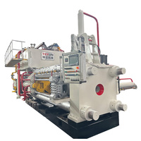 Presse d'extrusion d'aluminium automatique TYP850/1100T/5 pouces pour la fabrication de profilés de fenêtres et de portes en aluminium avec moteur servo