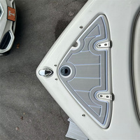 Plateforme de bain 2003 Four Winns 200, tapis de pont en mousse EVA imitation teck pour bateau, style SeaDek MarineMat Gatorstep, auto-adhésif