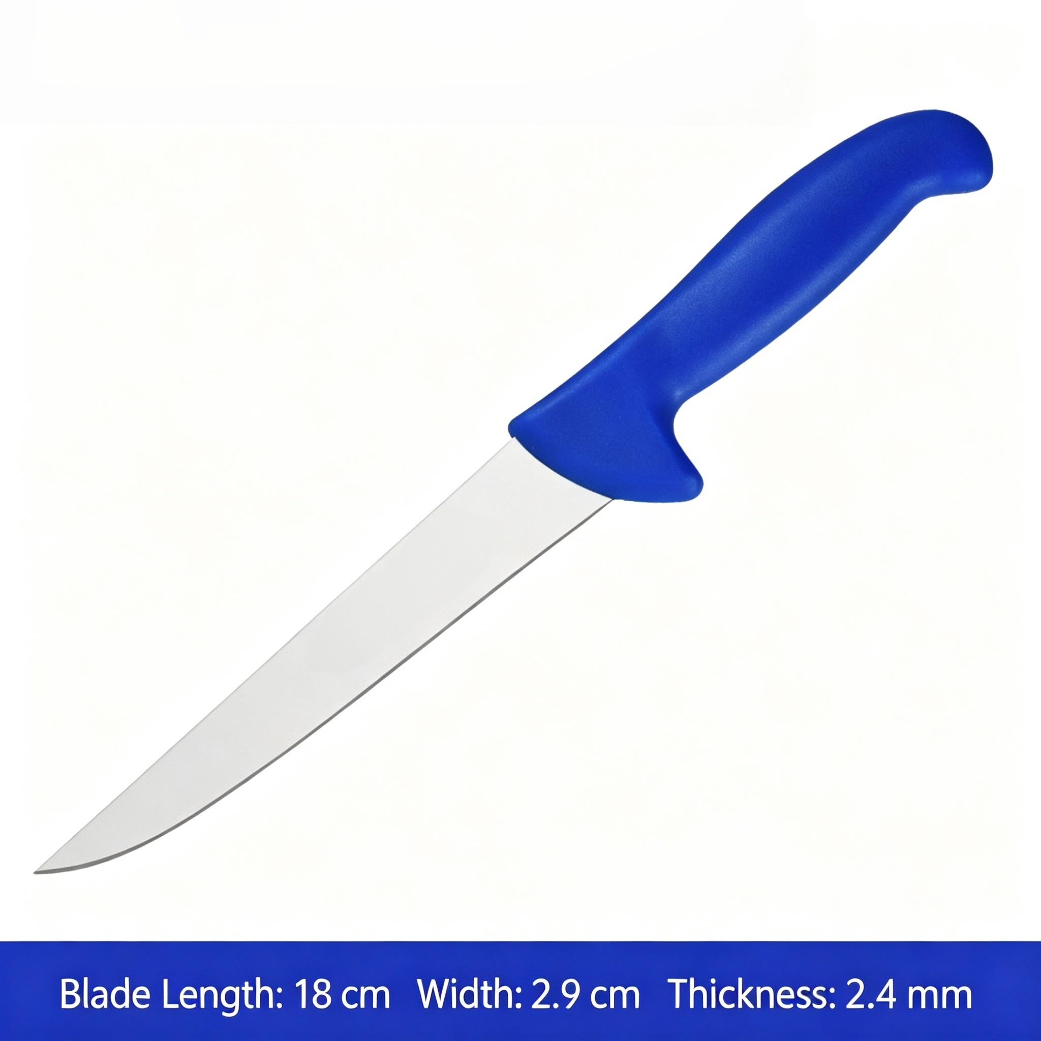 Couteau de coupe bleu de 7 pouces