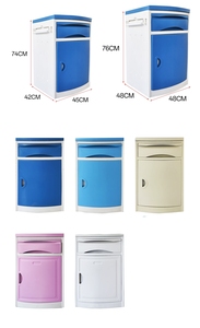 โต๊ะข้างเตียงผู้ป่วย ตู้เก็บของข้างเตียงแบบ ABS สำหรับโรงพยาบาล - Product Image 4