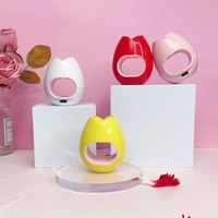 Nouveau Mini Rose Nail Art Lampe UV LED Séchoir À Ongles USB Lampe Solaire Dispositif De Séchage Rapide pour Gel Vernis Simple Doigt Manucure Machine-Outil