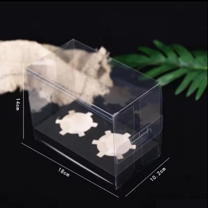Cupcake Transparent <b>Box</b> 4/6/12 Muffin Cup <b>Box</b> Pastry Packaging Transparent Cupcake Plastic <b>Box</b> - Product Image 3