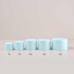 Venta al por mayor 5ml 15ml 20ml 30ml 50ml PET plástico negro blanco azul Rosa cosmético ojos crema tarros con tapa de rosca sin BPA - Product Image 2