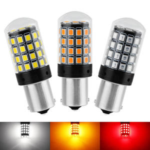ไฟสัญญาณ LED S25 สำหรับตกแต่งรถยนต์ ไฟถอยหลัง พร้อมขั้วหลอด 1156 1157 BA15S BAY15D 3030 สภาพใหม่ ขายส่ง - Product Image 3
