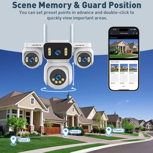 LS VISION 20MP Auto Tracking Drahtloses Netzwerk CCTV PTZ-Außen kamera Vier Bildschirme Vier Linsen Intelligenz Bewegungs erkennung - Product Image 4