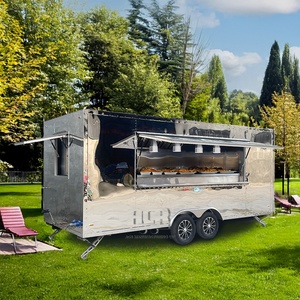 New Food Trailer 13ft x 6.5ft Stainless Steel Fully Equipped Mobile Kitchen For Outdoor Food Service - Product Image 1