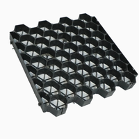 Grille en plastique HDPE pour système de renforcement du sol, parking extérieur, allée, pentes, aménagement paysager et pelouse