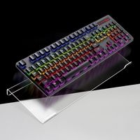 Support de clavier en acrylique, plexiglas transparent, lucite, support de support de clavier en acrylique transparent