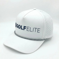 Gorras de Béisbol Deportivas Impermeables de 5 Paneles, Personalizadas OEM ODM, Transpirables, con Logotipo Personalizado, Gorras de Golf con Cordón, Gorras Hip Hop