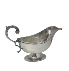 Salsera de Metal con Acabado Brillante, Vajilla de Acero Inoxidable PARA EL Hogar, Cocina, Mesa - Product Image 5