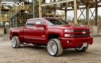 Jantes forgées polies à déport profond FANXI 20x10 22x12 22x14 24x12 24x14 6x139.7 6x5.5 8x6.5 8x180 10x225 pour camion Ford F250