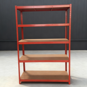 경량 5단 조절식 부식 방지 금속 데크시온 볼트형 선반 앵글 스틸 창고 랙 - Product Image 4