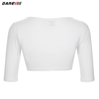 Darevie Sous-vêtement de compression athlétique sans couture en tissu perforé respirant pour le cyclisme et l'entraînement
