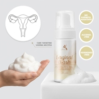 Hygiène intime féminine bio avec marque distributeur Mousse vaginale Yoni pour femme