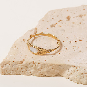 Stainless Steel Zircon <b>Open</b> <b>Ring</b> Star Design Geometric Shape Unisex Jewelry Gift - Product Image 2