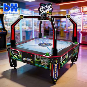 Table de Hockey Aérien Électronique Interactif Baihui Animation de Luxe pour 4 Joueurs, Machine de Jeu d'Arcade Sportive à Monnayeur pour Enfants et Adultes - Product Image 4