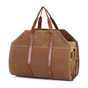 Không thấm nước sáp vải củi tàu sân bay Tote Túi cắm trại lưu trữ nhà unisex lò sưởi gỗ bếp trường hợp công cụ - Product Image 1