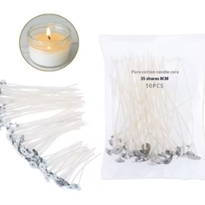 Wholesale Tea Wax Core Aluminum Shell Lamp Holder, Butter Lamp <b>Wick</b>, DIY <b>Candle</b> <b>Wick</b> Supplies - Product Image 1