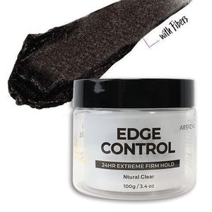 주문 머리 Stying 제품 왁스 젤 여분 강한 파악 검정 승압기 가장자리 통제 납품업자 개인 상표 - Product Image 2