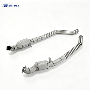 ท่อร่วมไอเสียแบบแข่งสำหรับ Mercedes Benz ML63 W164 M156 6.2L V8 ผลิตจากเหล็ก 304 พร้อมแผ่นกันความร้อน - Product Image 5