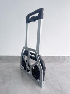 Aluminium Opvouwbare Steekwagen 265 Lbs <span class=keywords><strong>Trolley</strong></span> Kar Telescopische Handgreep Twee Wielen Opbergwagen Draagbare Kar - Product Image 2