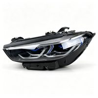 Phare avant laser OEM haute performance pour BMW Série 8 840 G15 G16 2019-2025, avec lentille LED adaptative à œil bleu et fonction de virage automatique