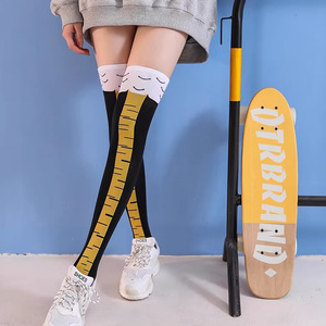 Calcetines <span class=keywords><strong>de</strong></span> pie <span class=keywords><strong>de</strong></span> <span class=keywords><strong>pollo</strong></span> para niños por encima <span class=keywords><strong>de</strong></span> la rodilla, calcetines adelgazantes ligeramente comprimidos, <span class=keywords><strong>medias</strong></span> <span class=keywords><strong>de</strong></span> cuatro longitudes con calcetines <span class=keywords><strong>de</strong></span> pantorrilla para el invierno - Product Image 3
