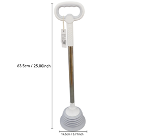 Disgorgante Ecologico per WC in Acciaio Inossidabile, Sturalavandini Domestico con Sonda per Tubi per Sbloccare Ogni Tipo di Ostruzione - Product Image 2