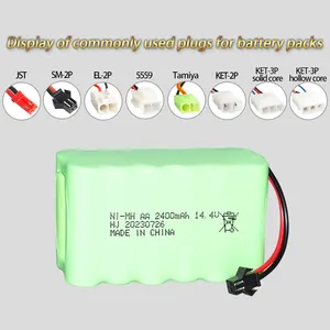 Factory Direct 14.4V 2400mAh AA Toy Car Remote Control NIMH Battery Pack Replaceable Electric Car Vacuum Cleaner