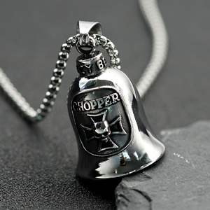 Campana de la Suerte Retro de Acero Inoxidable de Nuevo Diseño, Campana Guardiana Personalizada para Motocicleta - Product Image 3