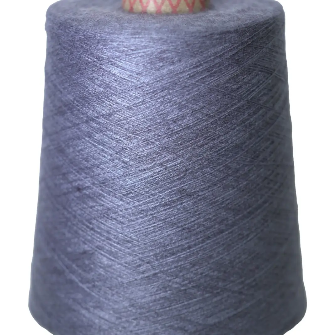 High Quality Multicolor Blend Yarns And Linen Viscose Knitted Polyester Nylon Silk Blended Yarn