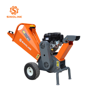 Máquina astilladora de madera a gasolina de 6.5hp, trituradora de jardín de doble salida con certificado CE - Product Image 4