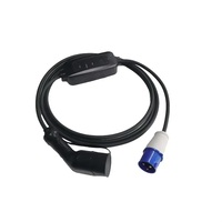 Adaptateur de prise personnalisé Mode 2 IEC62196-2 16A/32A Chargeur rapide portable pour véhicules électriques