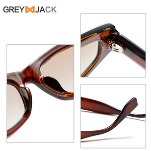 Gafas de Sol Greyjack Cat Eye, Montura TR90, Protección UV400, Unisex, Lentes Marrones TAC Tipo 3 - Product Image 3