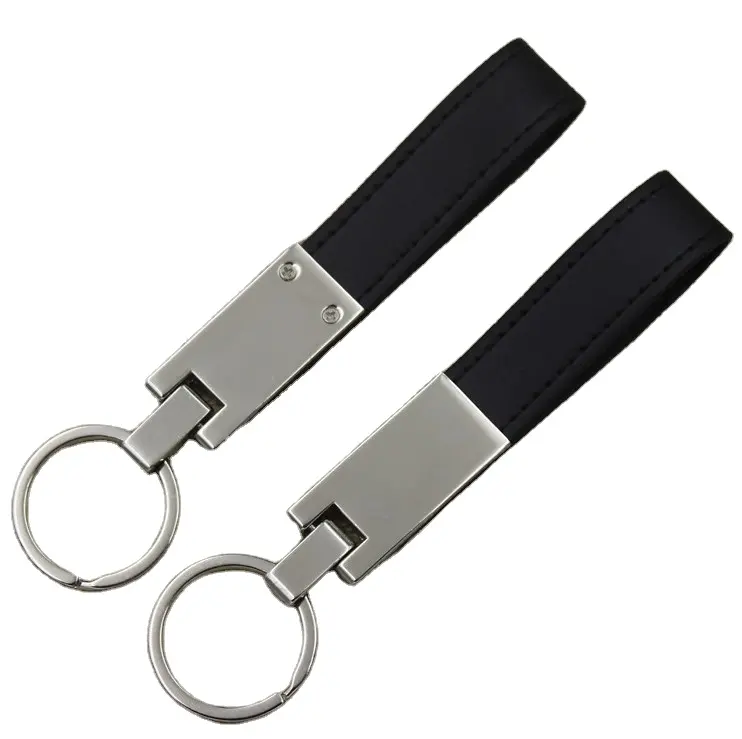 קידום סיטונאי מכירה לוהטת רכב keychain pu עור מותאם אישית keychain