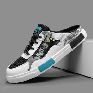 Summer men's <b>half</b>-trousers with ponytail-style shoes cross-border large size with open design breathable low heel sports shoes - Product Image 5