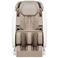 Style moderne Mstar Fauteuil de massage coréen en cuir véritable PU Fauteuil de relaxation des fesses 19 cm Corps maximum Télécommande sans fil