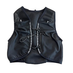 अल्ट्रालाइट रिफ्लेक्टिव वेस्ट हाइड्रेशन बैकपैक मैराथन रनिंग रेस साइक्लिंग वेस्ट हाइड्रेशन वॉटर ब्लैडर डे पैक रनिंग वेस्ट - Product Image 3