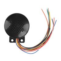 Haut-parleur MP3 9 canaux à déclenchement vocal pour démarrage de voiture, 5V DC 6-35V, avec fonction de rappel vocal, alarme sonore, sirène de recul et klaxon d'alarme