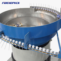 Friendpack Desktop Rotatievul- en afsluitmachine Automatische waterflesvul- en afsluitmachine Essentiële waterafvullijn