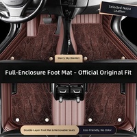 Nouveauté : Tapis de sol de voiture en cuir à couverture intégrale, silencieux et confortable, pour la série de véhicules Nissan