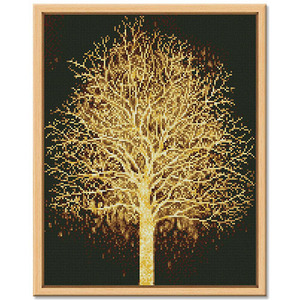 Pintura De Diamantes 5D ABEUTY - Kit De árbol De Flores, Manualidades Con Diamantes De Imitación, Lienzo De 30x40cm