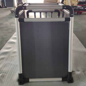 Groothandel Nieuw Ontwerp Sterk Opvouwbaar Huisdierenvervoer Aluminium Hondenkooi Hondenhok Kennel Krat Fabriek Voor Autoreizen Hondenkooi - Product Image 4